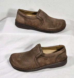 Scarpe zoccoli slip on Birkenstock marroni da donna taglia EU 37 US 6,5 - Foto 1 di 11