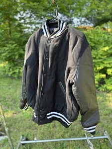 Holloway The Original Varsity Jacket Men’s Black White NCAA Hs - Bild 1 von 9