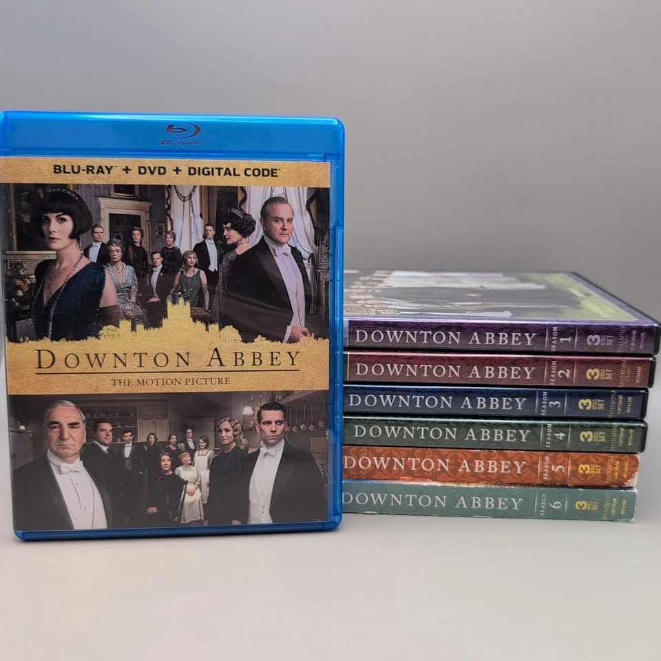 Downton Abbey полный серии PBS DVD набор сезонов 1-6 + кинофильм Bluray - Изображение 1 из 4