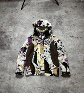 Emilio Pucci Rossignol Women's Abstract Pattern Ski Jacket Size S Excellent Cond - Picture 1 of 19