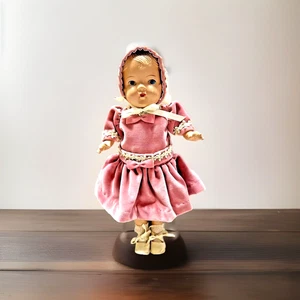 1930s Composition Doll 14 Inches Molded Hair Painted Eyes In The Style Of Patsy - Picture 1 of 19