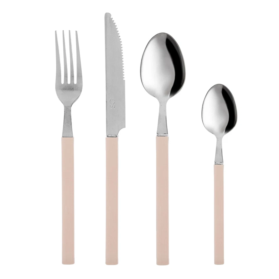 Servizio 24 posate rosa Indonesie multicolore - Immagine 1 di 1