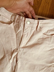 Charter Club Pale  Pink Bristol Skinny Ankle Denim Pants 8 Cotton - Picture 1 of 3