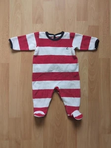 Petit Bateau Jungen Baby Body Strampler rot weiß Größe 62 3m/60cm - Bild 1 von 6
