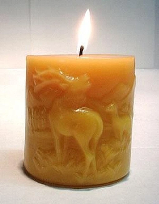 Cera de abejas colibrí vela decorativa cera de abejas - (3 pulgadas de ancho x 3,5 pulgadas de alto Foto 1 de 1