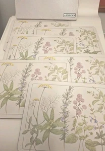 6 Jason Designer Collection Flower Themed Table Mats  29.5 X 21.5 cms  In Box - Picture 1 of 7