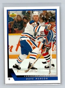 1993-94 Upper Deck #358 Dave Manson Edmonton Oilers - Picture 1 of 2