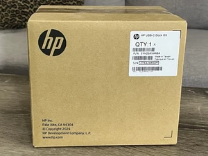 HP USB-C Dock G5 5TW10AA#ABA 100W Docking Station- BRAND NEW - Afbeelding 1 van 4