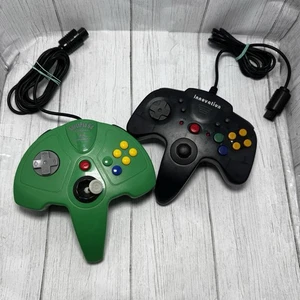 Nintendo 64 Controller N64 Lot - SuperPad 64 Grün & Innovation Translucent BLk - Bild 1 von 7