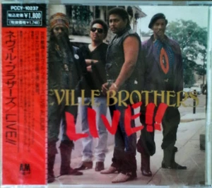 NEVILLE BROTHERS - LIVE !!! - A&M - JAPANESE CD WITH OBI - STILL SEALED - Picture 1 of 1