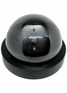 Cámara de seguridad ficticia falsa CCTV con luz LED intermitente estado interior / exterior - Imagen 1 de 7