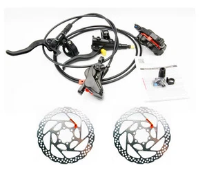 Freno de disco de ciclismo Shimano BL-MT4100 BR-MT420 MTB 4 pistones J-Kit con rotores 160 mm - Imagen 1 de 11