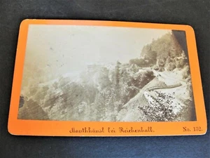  Toll House near Reichenhall by Baldi & Wurthle of Salzburg - CDV Photo. RARE. - Picture 1 of 2