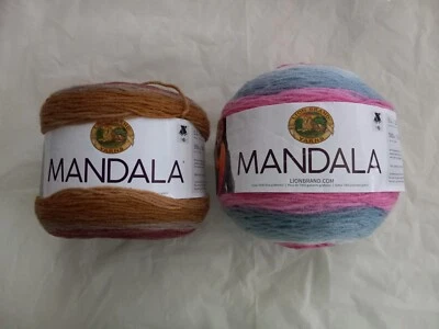 Lion Brand Yarn Mandala Unicorn And Centaur Bundle. Brand New  - Image 1 of 4