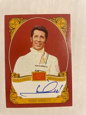 2013 Panini Golden Age Mario Andretti Historic Signatures #MA SP Hot!!! - Image 1 of 2