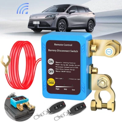 Remote Control Car Battery Switch Disconnect Power Kill Master Isolator Cut Off - Image 1 of 4