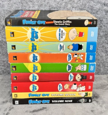 Family Guy: DVD Lot - Volume 1-7, 9 & Stewie: Untold Story (20th Century Fox) - Image 1 of 4