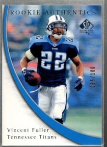 A2829- 2005 SP Authentic Rookie Gold 100 #131 Vincent Fuller /100 - Picture 1 of 2