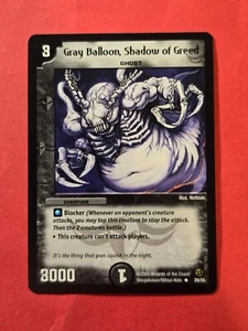2004 DM Evo Crushinators of Doom #29 Gray Balloon, Shadow of Greed, UC, NF, cd3 - Picture 1 of 3