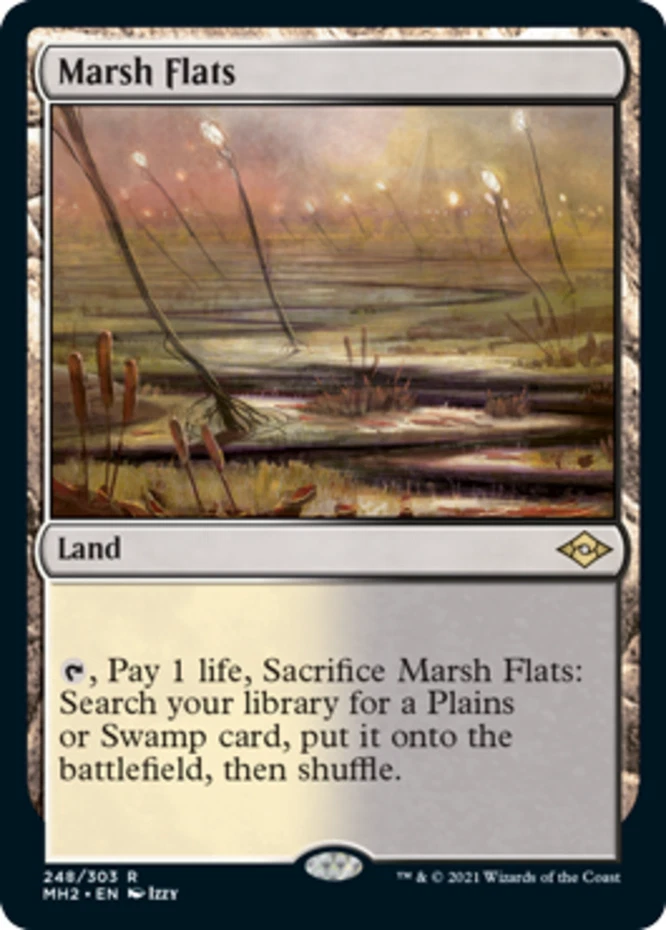 MTG Marsh Flats, NM-Mint, English Modern Horizons 2 - Image 1 of 1