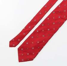 Taylor & Wright Mens Red Floral Silk Pointed Tie One Size