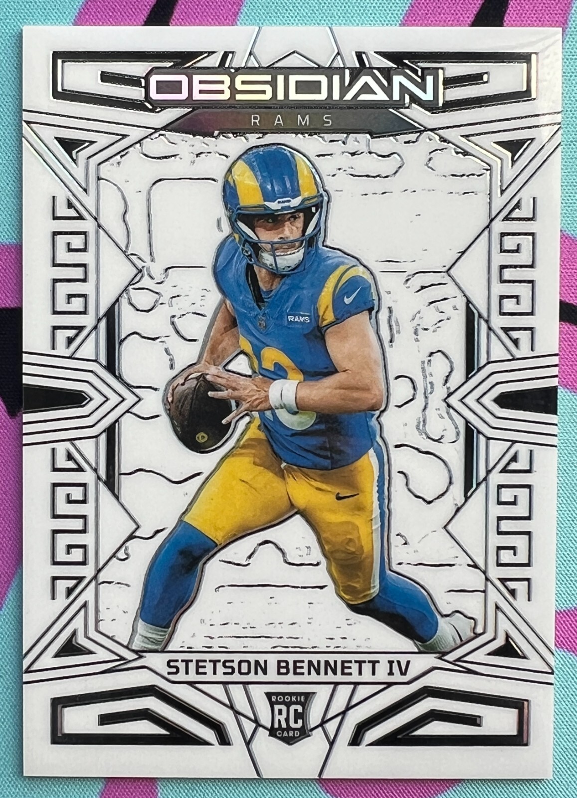 2023 Panini Obsidian Stetson Bennett Contra Rookie RC SSP #155