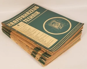 Kraftfahrzeug Technik Magazin Lot von 22 1950 - 1953 AS IS A60 - Picture 1 of 24
