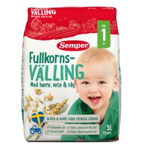 1+ year Semper Välling, Swedish Välling, Swedish Gruel, , Semper Wholemeal - Picture 1 of 1