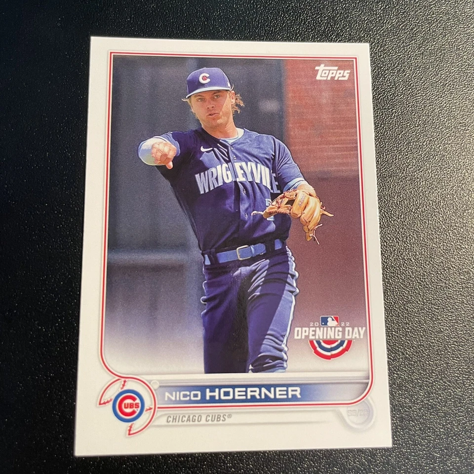 NICO HOERNER 2022 TOPPS OPENING DAY #147 CHICAGO CUBS - Image 1 of 1