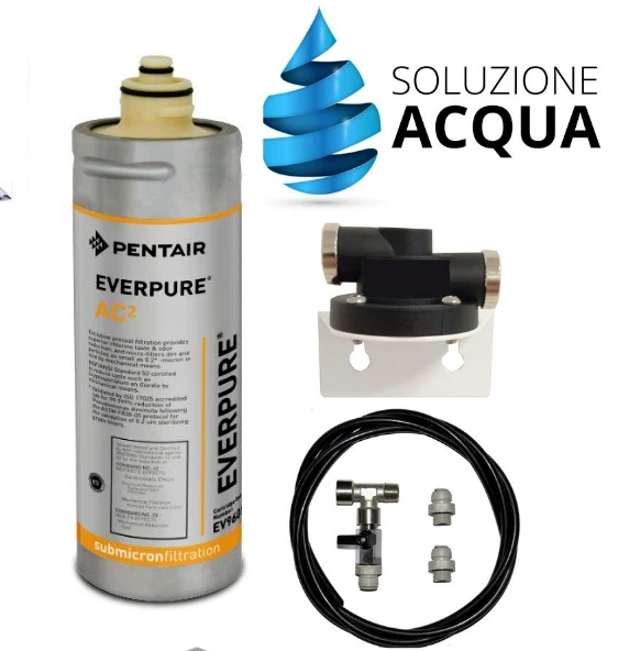 KIT EVERPURE AC²(EX 2DC) EV9591-06 KIT COMPLETO DI FILTRO + TESTATA + RACCORDI - Immagine 1 di 1