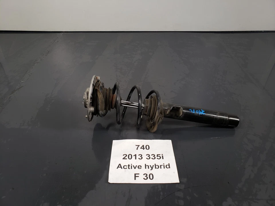 ✅ 13-15 OEM BMW F30 Active Hybrid 3 suspensión delantera izquierda muelle puntal Foto 1 de 4