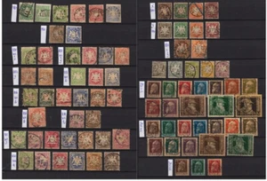 #21 GERMANY BAYERN COAT OF ARMS WATERMARK LUITPOLD TYPES STUDY Mi. over 750€ - Imagen 1 de 12