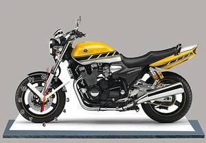 MODEL CARS, Motorcycle,YAMAHA 1300 XJR-ROBERTS -13, 11,8x 7,8 inches with Clock - Picture 1 of 1