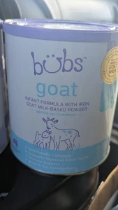 Fórmula infantil en polvo Bubs Goat Milk Easy Digest 0-12 meses 20 oz caducidad 26/06/26 - Imagen 1 de 5