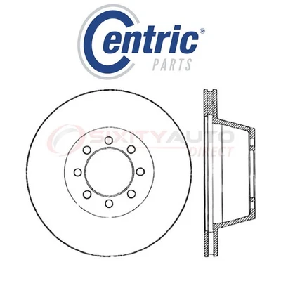 Centric C-TEK Disc Brake Rotor for 1968-1975 Ford F-350 3.9L 4.9L 5.0L 5.9L qq Foto 1 de 4