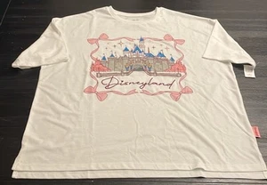 2025 Disneyland Castle Bows T-Shirt NEW MEDIUM - Picture 1 of 5