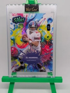 2025 Eli Manning Wild Card Splat Mardi Gras 1/1 !! - Picture 1 of 1