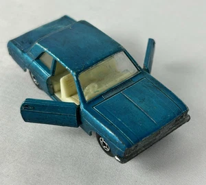 Vintage Lesney Matchbox Blue Ford Cortina Car Series 25 Opening Doors Superfast - Picture 1 of 7