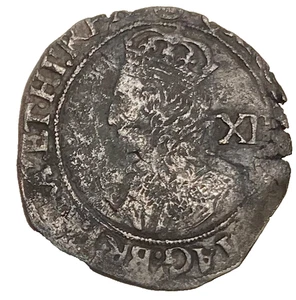 Charles I Hammered Silver SHILLING Tower of London UNKNOWN mint mark circa 1639 - Picture 1 of 6