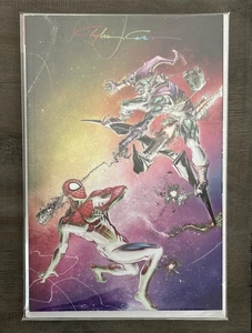 Amazing Spiderman #49 Clayton Crain Negative Rainbow Variant NYCC 2020 SIGNATURE - Picture 1 of 7