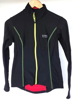 Chaqueta de ciclismo Gore Bike Wear capa media superior negra talla pequeña Foto 1 de 4