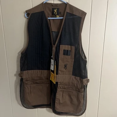 Browning Trapper Creek Mesh Shooting Vest-Clay - Image 1 of 4