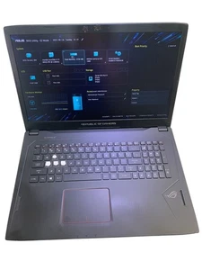 ASUS ROG GL702V 17.3" INTEL i7-7700HQ @ 2.80GHZ 8GB RAM NVIDIA GTX 1080 - SIN AC - Imagen 1 de 11