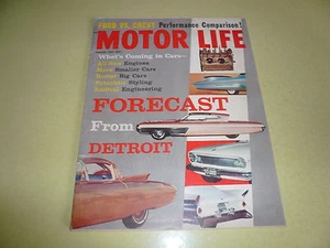 Motor Life 1960 pronóstico agosto 1960 de Detroit Ford vs. Chevy - Imagen 1 de 1