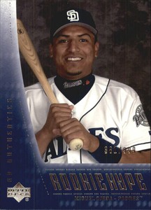2003 (PADRES) UD Authentics #125 Miguel Ojeda RH Rookie/999