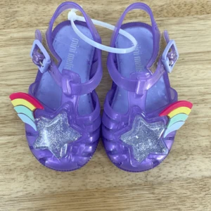 Mini Melissa Rainbow Jelly Sandals in Purple Toddler Girls Size 5 NEW - Picture 1 of 8