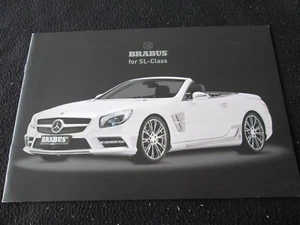 2013 Mercedes BRABUS SL-class Spoiler Wheel Brochure SL500 SL63 AMG Catalog - Picture 1 of 4