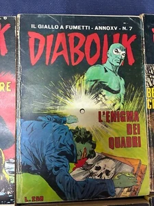 DIABOLIK anno XV (QUINDICESIMO) n. 7 BUONO OTTIMO 1976 - L'ENIGMA DEI QUADRI - Imagen 1 de 11