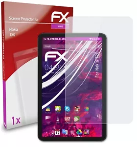 atFoliX Glass Protective Film for Nokia T20 Glass Protector 9H Hybrid-Glass - Picture 1 of 5