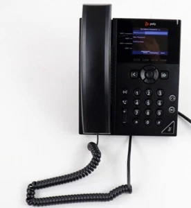 Poly VVX 250 IP telefono con cavo scrivania montabile a parete nero 89B62AA - Foto 1 di 2